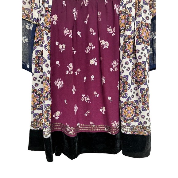 Maeve For Anthropologie Quartier Latin Patchwork Dress Women’s Size Medium - Picture 5 of 10